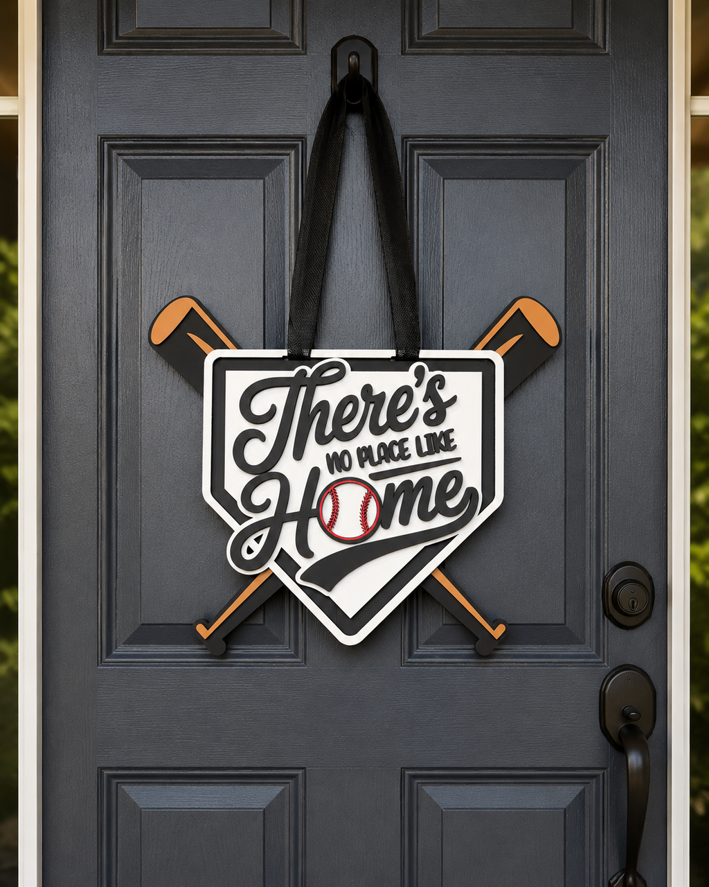 There's No Place Like Home Door Hanger