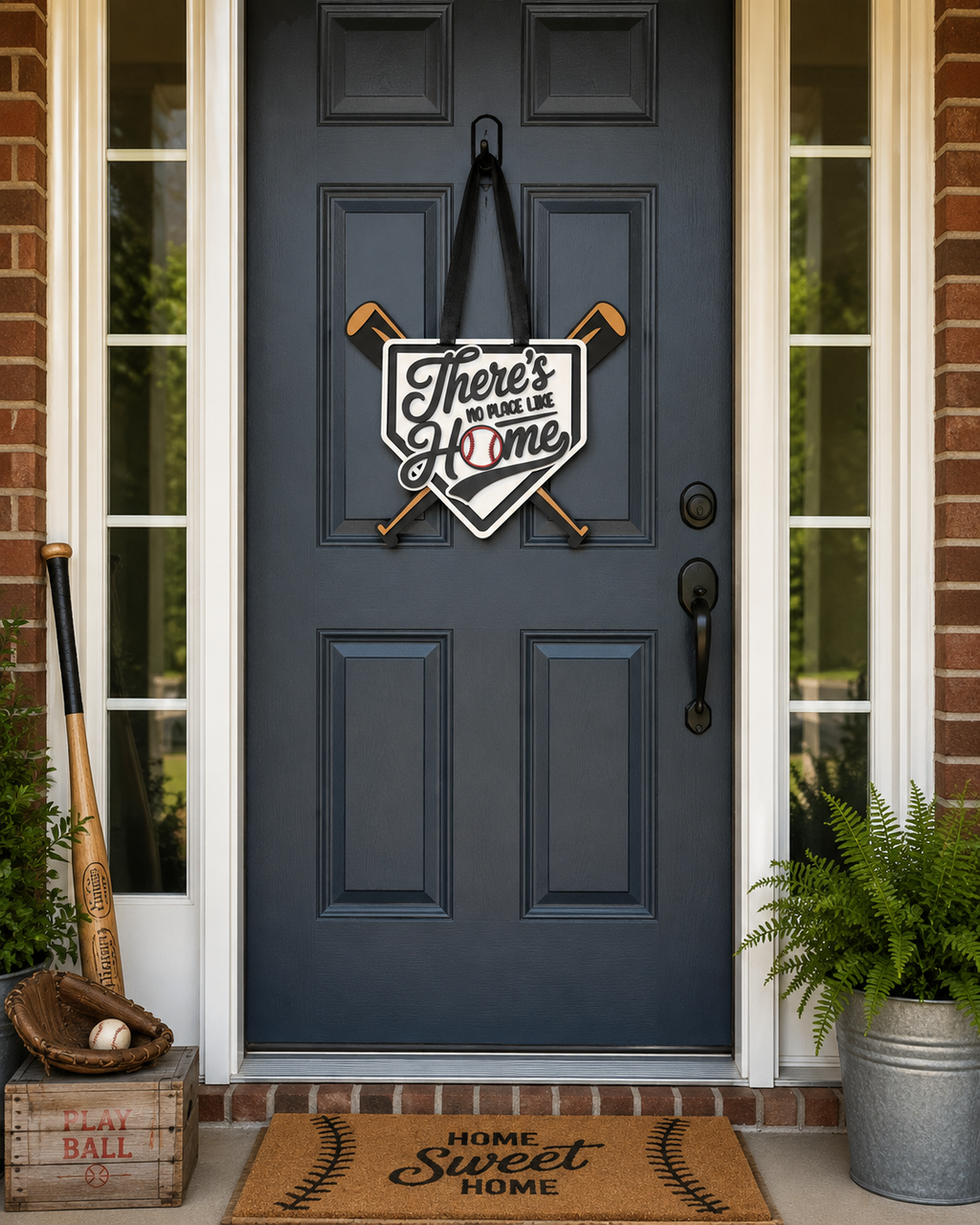 There's No Place Like Home Door Hanger