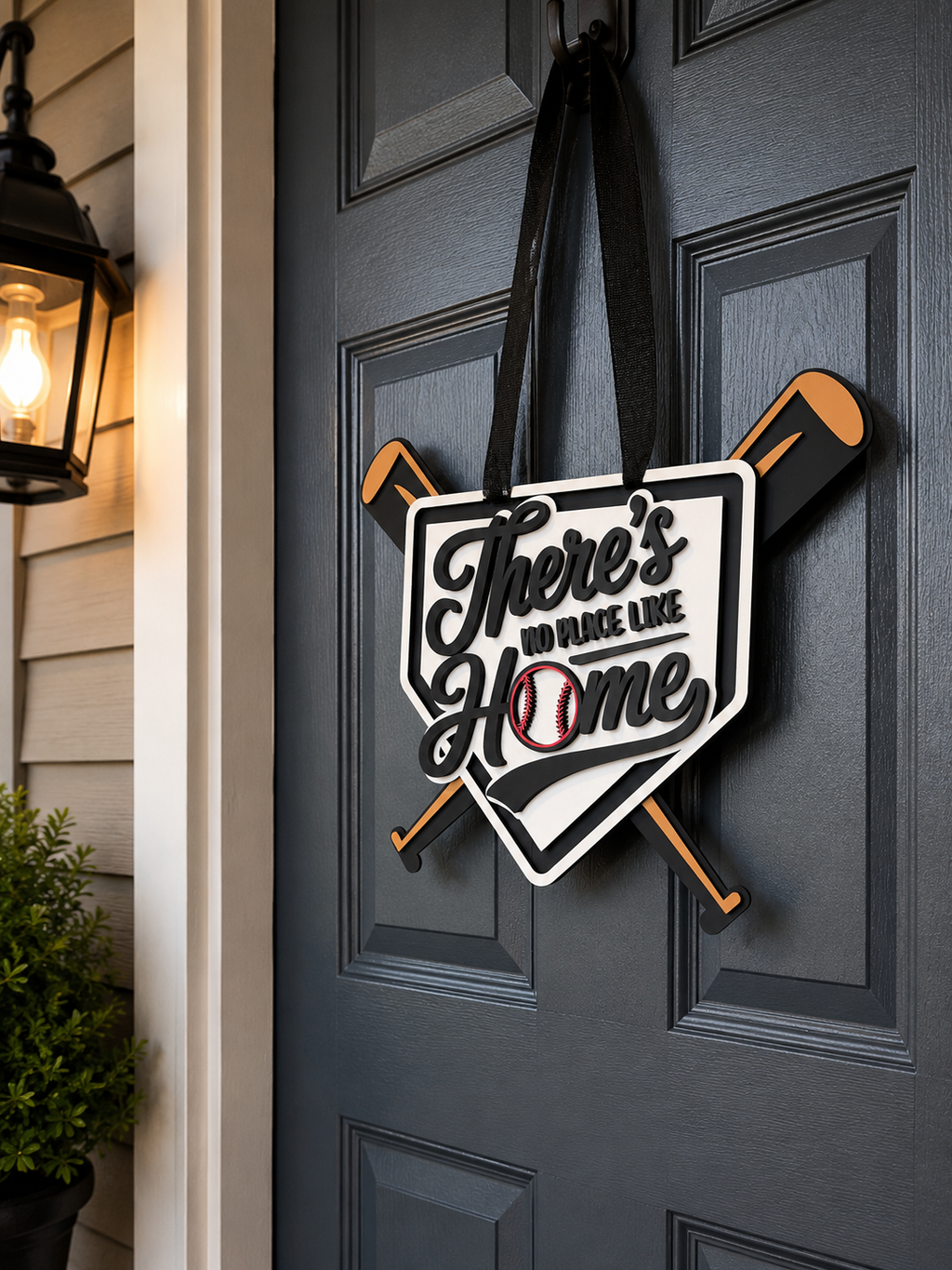 There's No Place Like Home Door Hanger